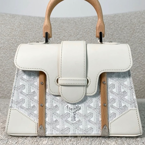 Authentic GOYARD Goyardine Structure Mini Saigon White - Picture 3 of 15